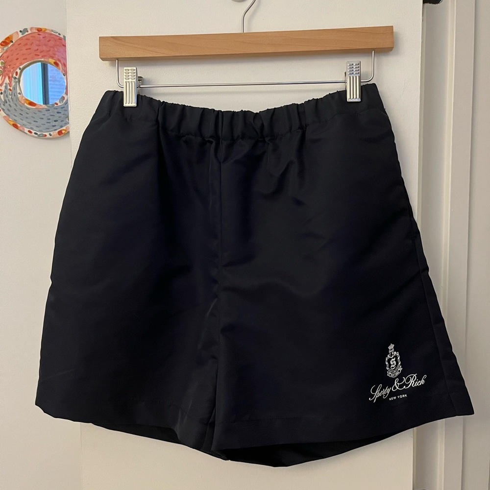 COPY - Sporty & Rich Vendome Printed Shell Shorts - Nylon - Size Large